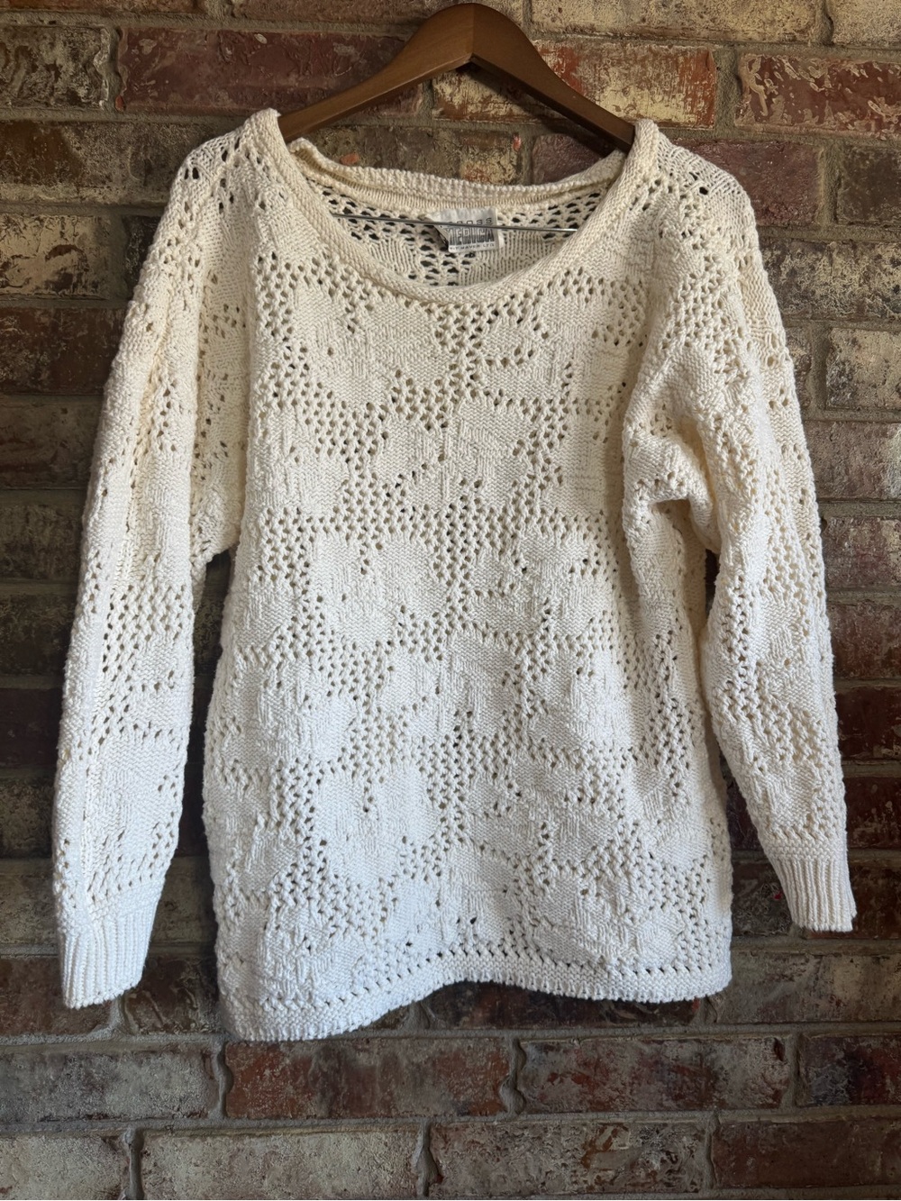 Vintage 1980/1990’s Grandmacore crochet sweater